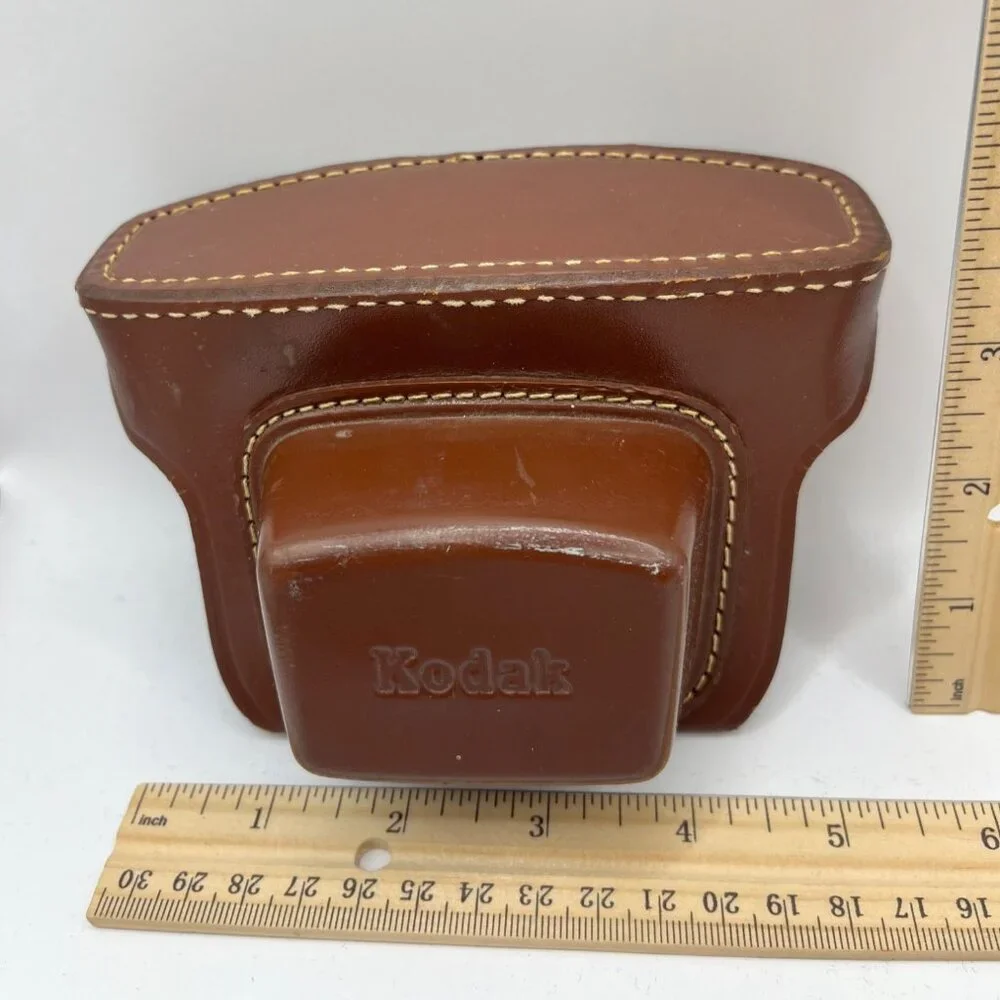 Vintage Kodak Leather Camera Case Brown 46f